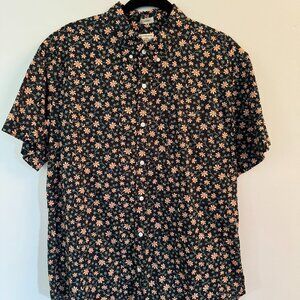 J Crew Short Sleeve Button Down Shirt